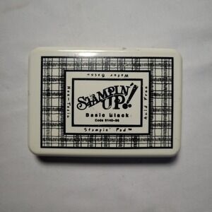 Stampin Up Basic Black Acid Free‎ Water Based Non Toxic Stampin Pad crafting